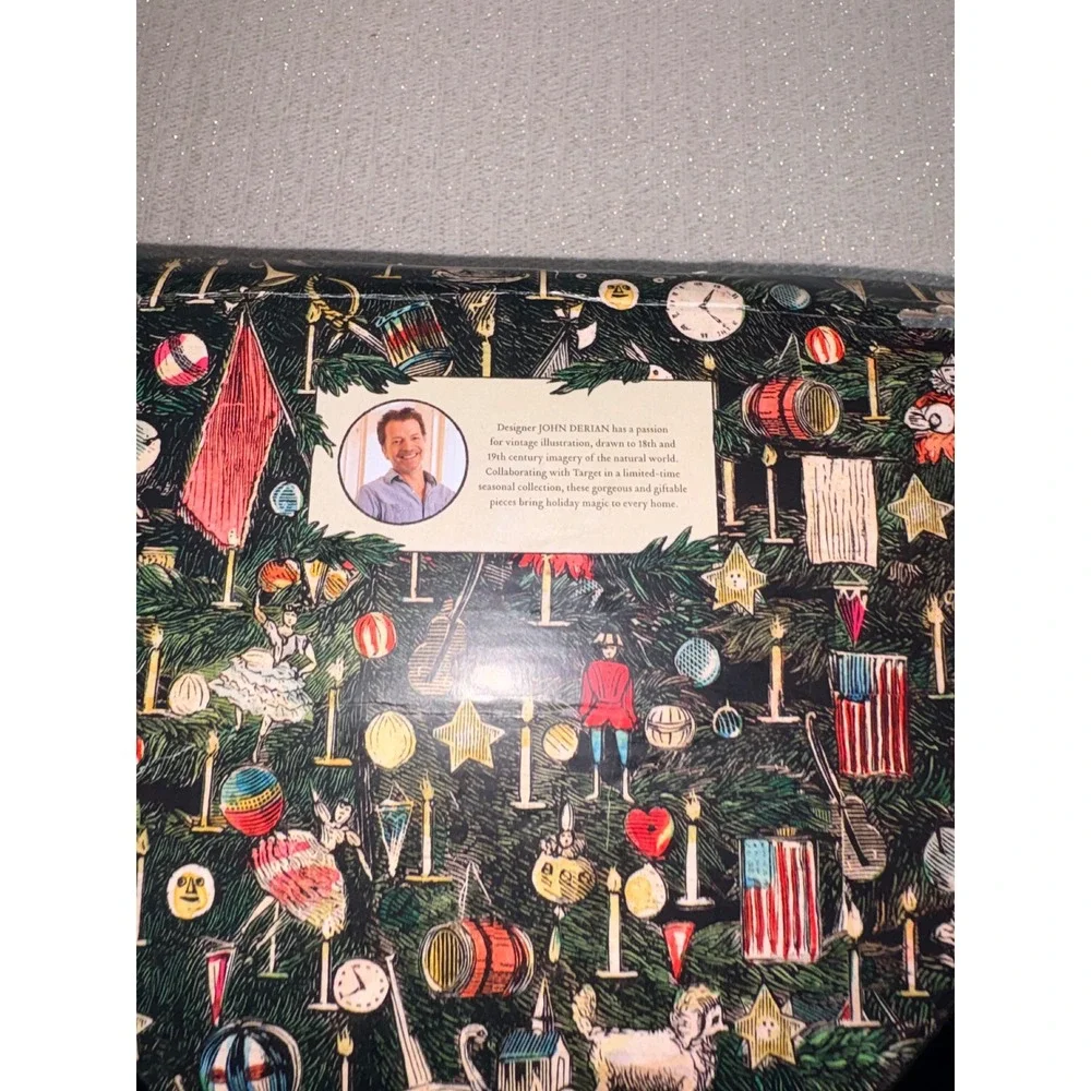 John Derian for Target Lit Wreath OS Red Green NEW Blow Mold Style‎ LED